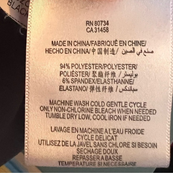 BCBGMaxAzria Women’s Black Ruched Bodycon Sleeveless MIDI LBD Cocktail Size XXS - Picture 5 of 5